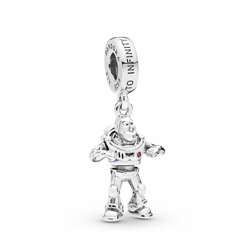 Pandora Disney Pixar, Toy Story, Buzz Lightyear Dangle Charm Silver Egypt TM1790268